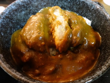東西そば@戸越公園(14)たぬきそば定食B500カツカレーチェンジ50