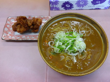 ごんべい@下入川(4)カレーそば450からあげ50×2チャーシュー350