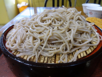 みとう庵@流通センター(4)鶏の立田揚げつけ汁蕎麦500コロッケ100