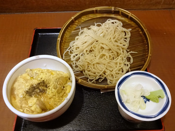 信州屋@渋谷 (7)フォアグラ玉子とじ丼セット700