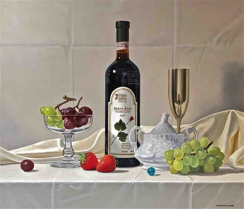 白い静物画制作開始！！⑩ 最終回 : 池田誠史の画家の独り言