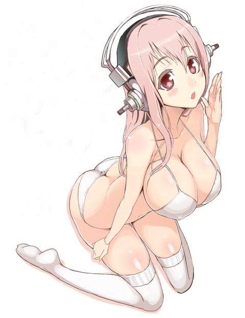 すーぱーそに子、ぽちゃ子のむちむちエロおっぱい画像