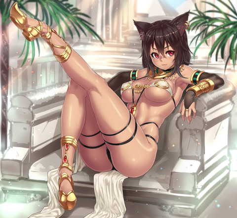日焼け褐色娘の二次エロ画像03