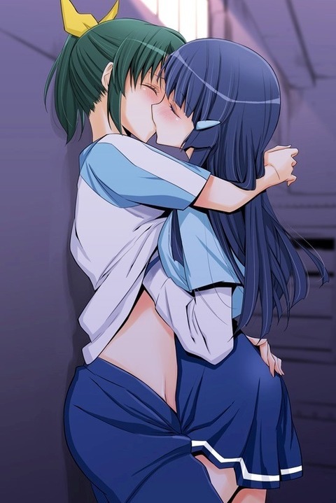女の子同士虹百合画像03
