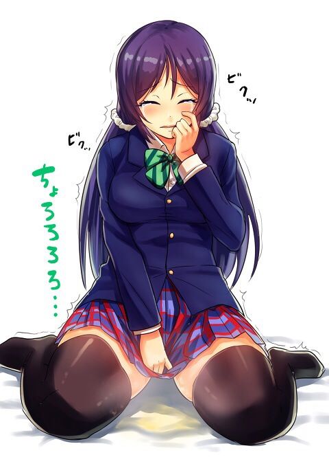 【2次画像】おしっこ中の女の子の画像