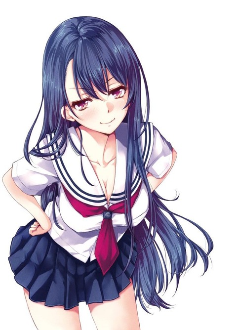 女の子がニヤニヤしてる2次エロ画像