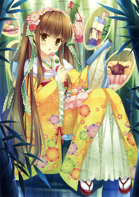 着物姿の美しい2次画像04