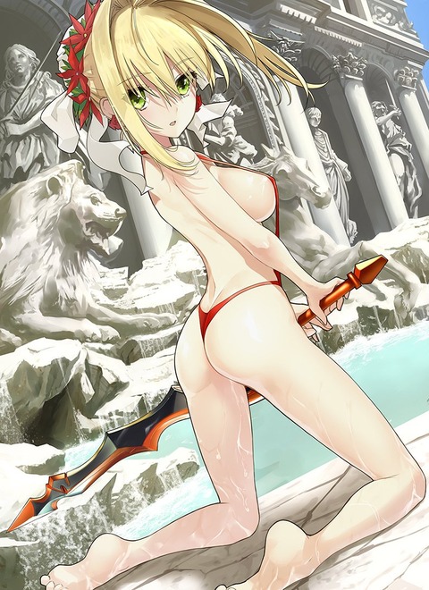 金髪巨乳の二次画像