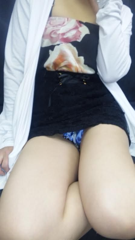 発見!!パンツが見えました!!