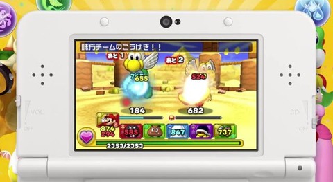 パズドラスーパーマリオエディションプレイ画面イメージ