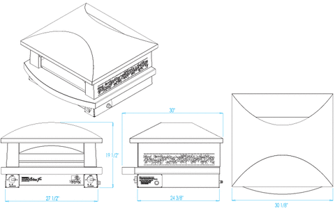 Artisan Pizza Oven Size
