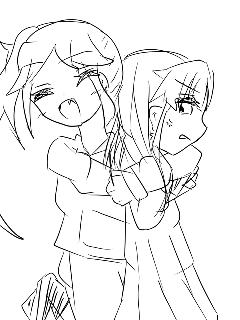 抱きつき2