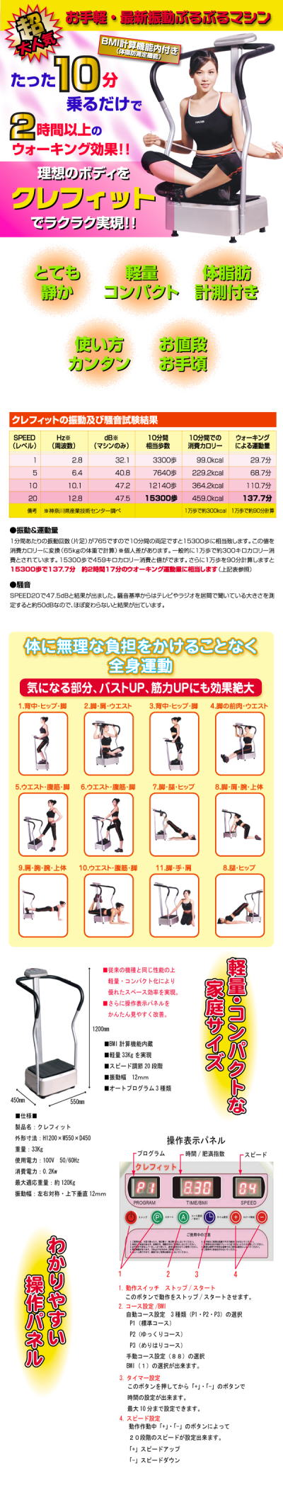 クレフィット ダイエット フィットネス