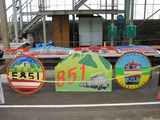 2008.10.5-横瀬イベ-検修庫内で展示されたヘッドマーク