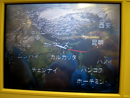 機内モニター 機内モニター
