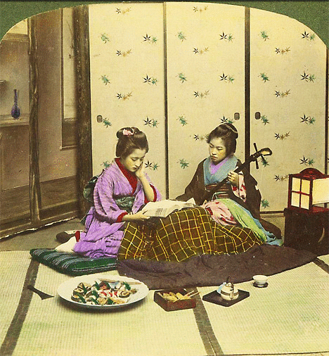 ３Dアニメーション処理を施した、19～20世紀初頭の日本のステレオビューな古写真