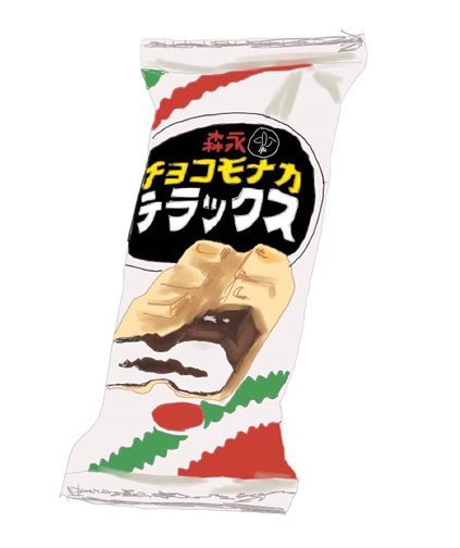 森永製菓　チョコモナカジャンボデラックス　昭和の製品画像