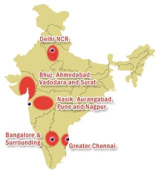 India industrial map