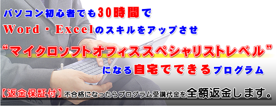パソコンスキルアップ30時間プログラム