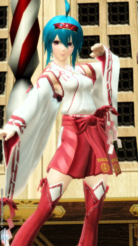 ツバキさん巫女