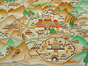 ペンパ・ワンドゥの「鎮魔図」ディテール1