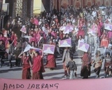 アムド　ラプラン僧院僧侶の行進