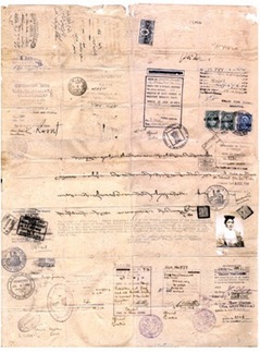海外に行くチベット人に発行されたパスポート