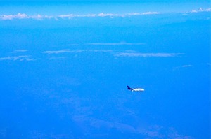ガンジス上空/ニアミス?