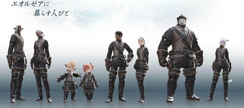 FF14エオルゼアに暮らす人びと