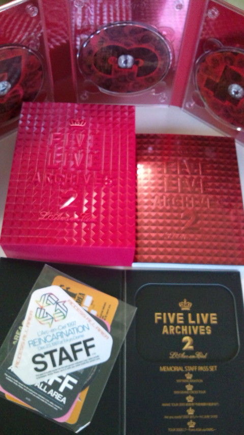 L'Arc〜en〜Ciel FIVE LIVE ARCHIVES DVD/ブルーレイ ミュージック www