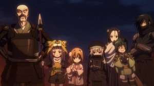犬千代、五右衛門、光秀、元康、ねね、道三、半蔵