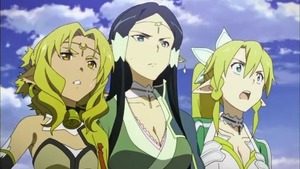 リーファ、サクヤ、アリシャ・ルー