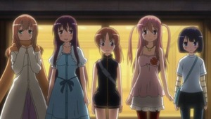 高鴨 穏乃、新子 憧、松実 玄、松実 宥、鷺森 灼3