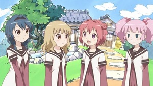 赤座 あかり、吉川 ちなつ、古谷 向日葵、大室 櫻子1
