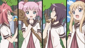 赤座 あかり、歳納 京子、船見 結衣、吉川 ちなつ1