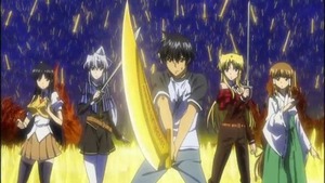 護堂、エリカ、祐理、リリアナ、恵那1