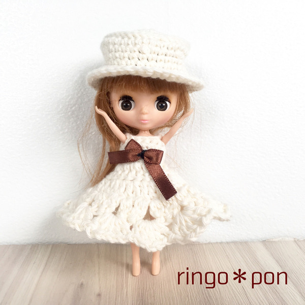 プチブライス リカちゃんお洋服 手編み 自由アレンジキッド プチブライス リカちゃんお洋服 手編み 自由アレンジキッド