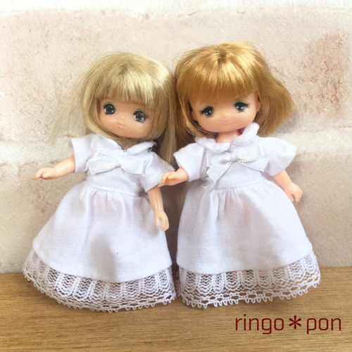 ミキマキちゃんハンドメイドワンピース398 2点セット】ミキちゃんマキちゃんワンピース⑨ | dollkamiyu