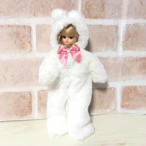 うさぎの着ぐるみちゃん💕ご縁に感謝します！ : リカちゃん服