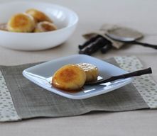 米粉の大葉にんにく醤油みたらし芋団子
