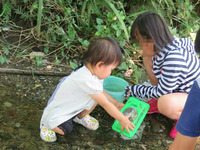 川遊び