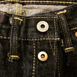 濃紺美品リー大戦モデルw34革パッチ月桂樹ドーナツボタンセルビッジ