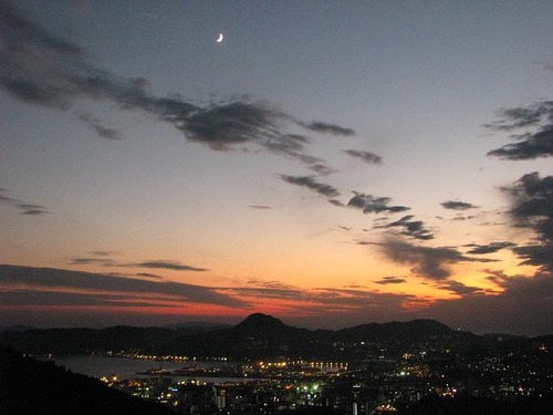 悟さんから写真夕焼け