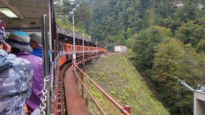 欅平から黒部峡谷鉄道に乗車♪