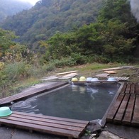 阿曽原温泉小屋の露天風呂