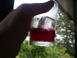 赤い梅酒