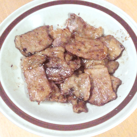 20160312_豚肉のしょうが焼き