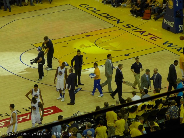 NBAプレイオフ ブレイザーズVSウォーリアーズ