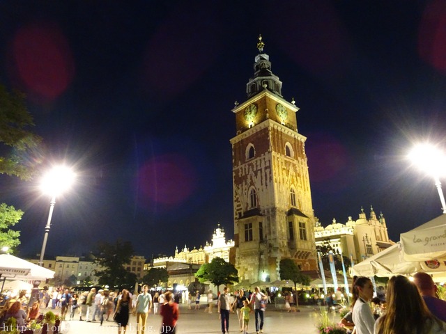 クラクフ中央市場広場 KRAKOW