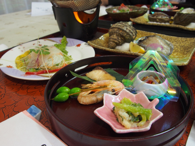 鈍川温泉 夕食(1)